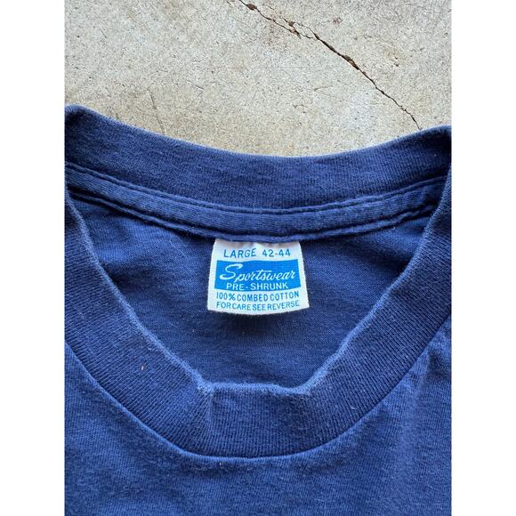 Vintage 1970s Average White Band R&B Soul Music Pocket Tee Size Medium - Picture 3 of 7